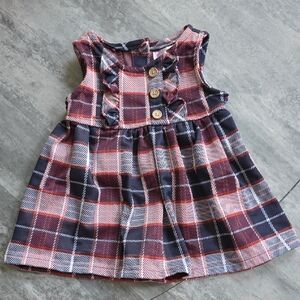 Charming Plaid Ruffle Dress for Kids